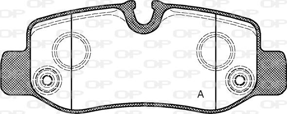 Open Parts BPA1624.00 - Komplet Pločica, disk-kočnica www.molydon.hr