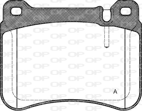 Open Parts BPA1193.00 - Komplet Pločica, disk-kočnica www.molydon.hr