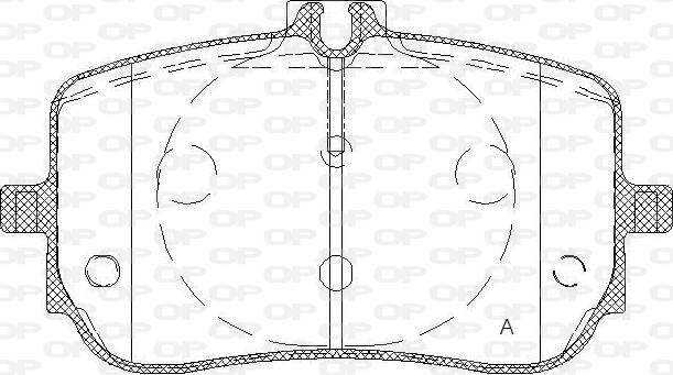 Open Parts BPA1835.00 - Komplet Pločica, disk-kočnica www.molydon.hr