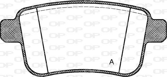 Open Parts BPA1352.00 - Komplet Pločica, disk-kočnica www.molydon.hr