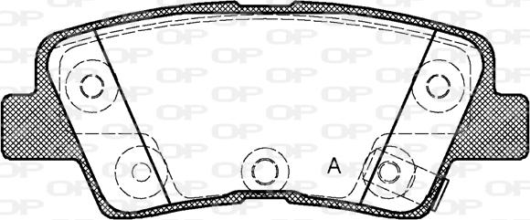 Open Parts BPA1362.42 - Komplet Pločica, disk-kočnica www.molydon.hr