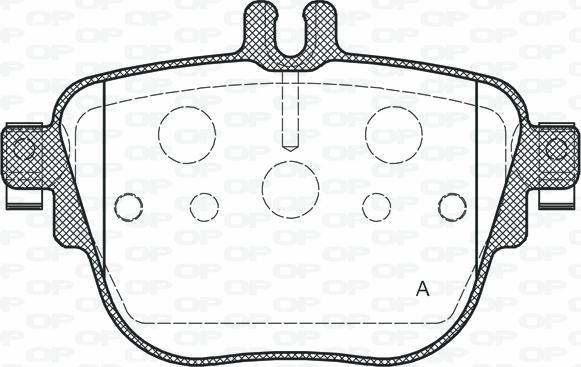 Open Parts BPA1792.00 - Komplet Pločica, disk-kočnica www.molydon.hr