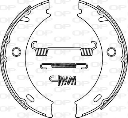 Open Parts BSA2196.00 - Komplet kočnica, bubanj kočnice www.molydon.hr