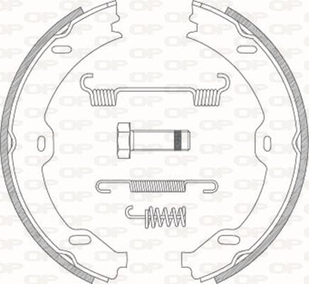 Open Parts BSA2190.00 - Komplet kočnica, bubanj kočnice www.molydon.hr