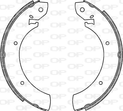 Open Parts BSA2130.00 - Komplet kočnica, bubanj kočnice www.molydon.hr