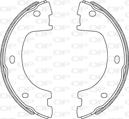 Open Parts BSA2244.00 - Komplet kočnica, bubanj kočnice www.molydon.hr