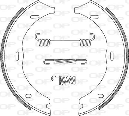 Open Parts BSA2216.00 - Komplet kočnica, bubanj kočnice www.molydon.hr