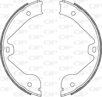 Open Parts BSA2211.00 - Komplet kočnica, bubanj kočnice www.molydon.hr