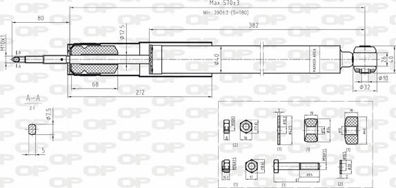 Open Parts SAB8076.32 - Amortizer www.molydon.hr