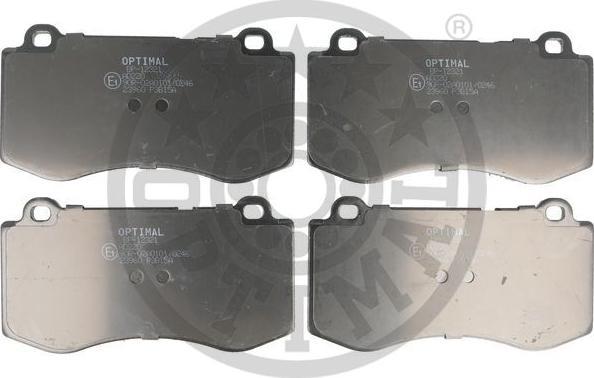 OPTIMAL BP-12321 - Komplet Pločica, disk-kočnica www.molydon.hr