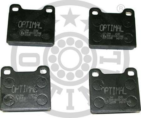 OPTIMAL BP-02196 - Komplet Pločica, disk-kočnica www.molydon.hr