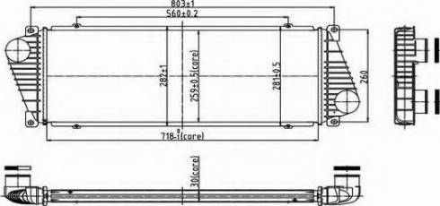 Ordonez 2066544 - Intercooler, hladnjak www.molydon.hr