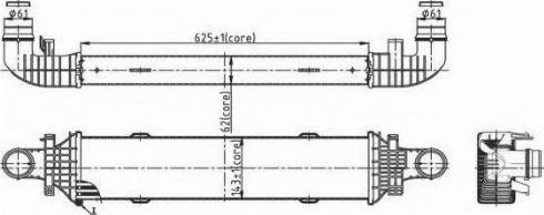 Ordonez 2066559 - Intercooler, hladnjak www.molydon.hr