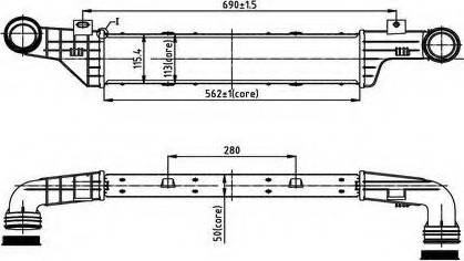 Ordonez 2066550 - Intercooler, hladnjak www.molydon.hr