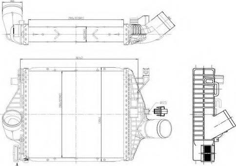 Ordonez 2066566 - Intercooler, hladnjak www.molydon.hr