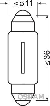 OSRAM 6461 - Žarulja, svjetlo unutrasnjeg prostora www.molydon.hr