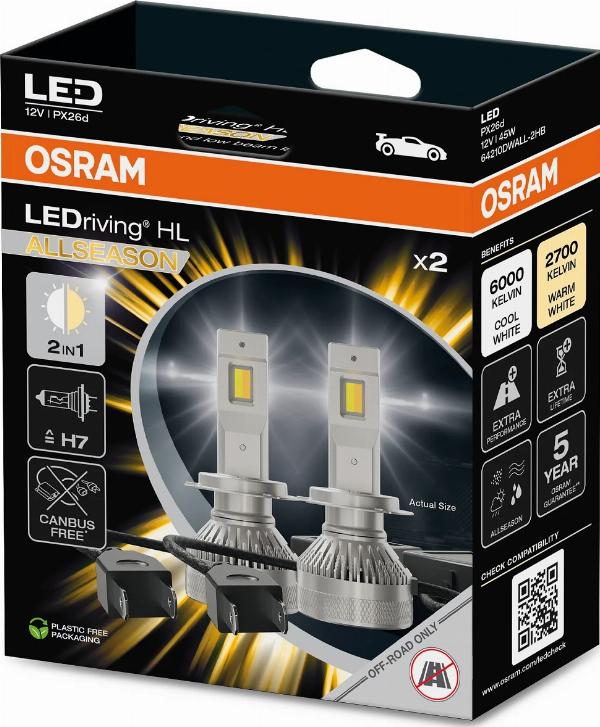 OSRAM 64210DWALL-2HB - Žarulja, far za dugo svjetlo www.molydon.hr