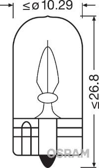 OSRAM 2841 - Žarulja, svjetlo unutrasnjeg prostora www.molydon.hr