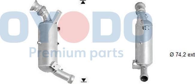 Oyodo 20N0106-OYO - DPF filter, filter čestica www.molydon.hr