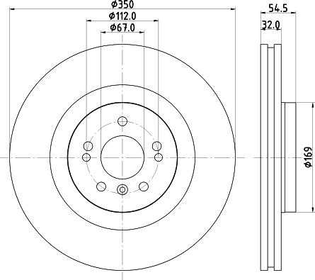 Pagid 54507 - Kočioni disk www.molydon.hr