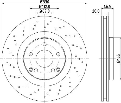 Pagid 54198 - Kočioni disk www.molydon.hr