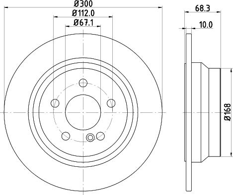 Pagid 54154 - Kočioni disk www.molydon.hr