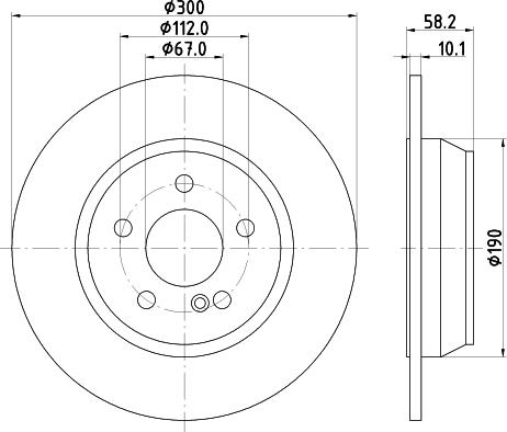 Pagid 54820 - Kočioni disk www.molydon.hr