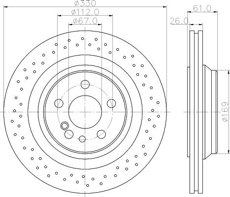 Pagid 54243 - Kočioni disk www.molydon.hr