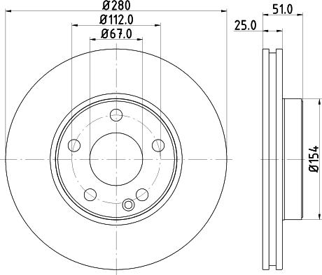 Pagid 55570 - Kočioni disk www.molydon.hr