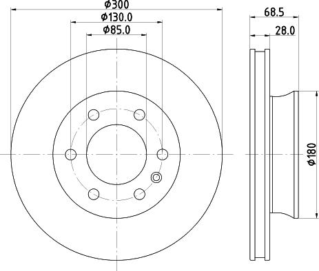 Pagid 56012 - Kočioni disk www.molydon.hr