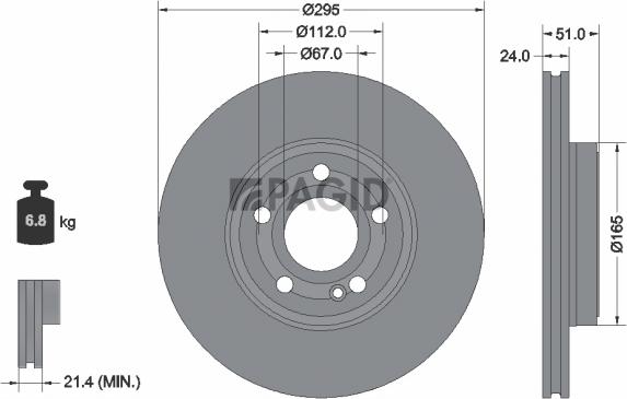Pagid 56235NHC - Kočioni disk www.molydon.hr