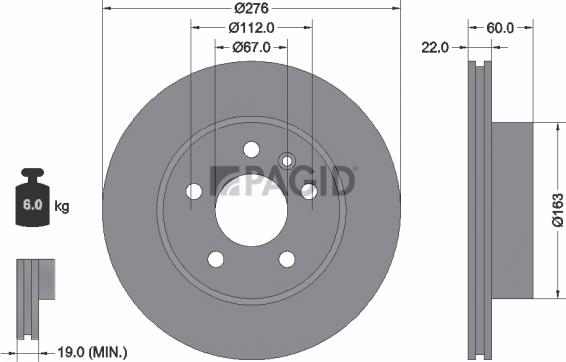 Pagid 52148NC - Kočioni disk www.molydon.hr