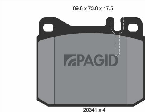 Pagid T4113N - Komplet Pločica, disk-kočnica www.molydon.hr