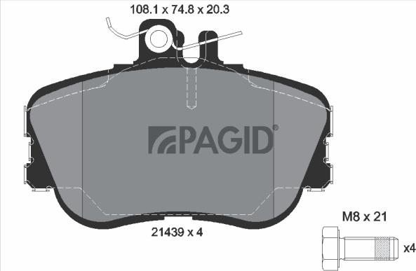 Pagid T5067N-52118N-00 - Komplet kočnica, disk-kočnica www.molydon.hr