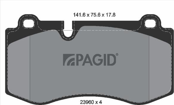 Pagid T1454N - Komplet Pločica, disk-kočnica www.molydon.hr