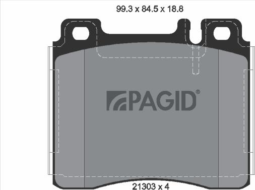 Pagid T1049N - Komplet Pločica, disk-kočnica www.molydon.hr