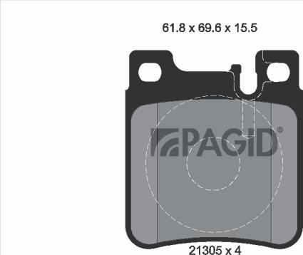 Pagid T1050N - Komplet Pločica, disk-kočnica www.molydon.hr