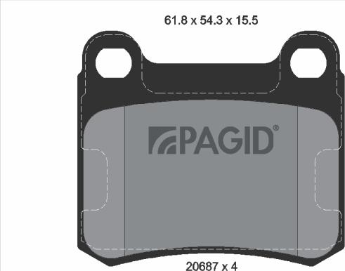 Pagid T1010N - Komplet Pločica, disk-kočnica www.molydon.hr