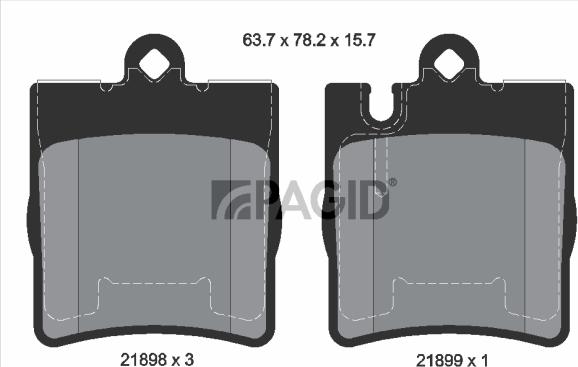 Pagid T1152N - Komplet Pločica, disk-kočnica www.molydon.hr
