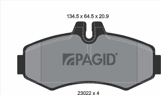 Pagid T1168N-52148N-00 - Komplet kočnica, disk-kočnica www.molydon.hr