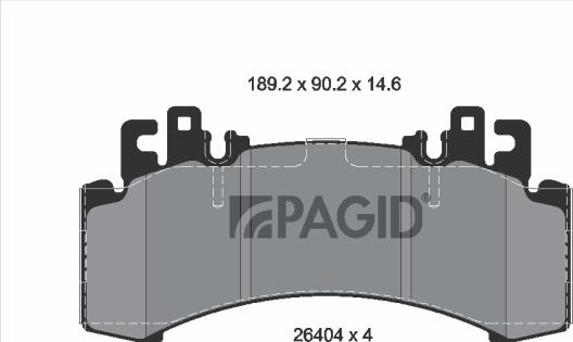 Pagid T3191N - Komplet Pločica, disk-kočnica www.molydon.hr