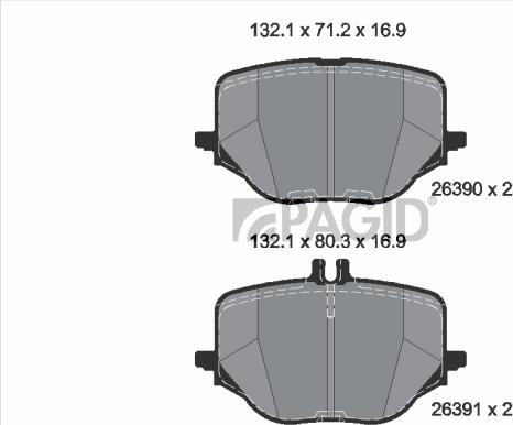 Pagid T2914N - Komplet Pločica, disk-kočnica www.molydon.hr