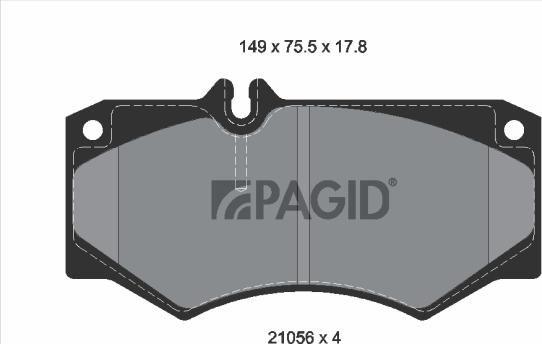 Pagid T2657N - Komplet Pločica, disk-kočnica www.molydon.hr