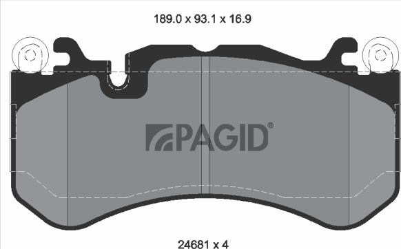 Pagid T2047N - Komplet Pločica, disk-kočnica www.molydon.hr