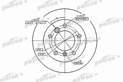 Patron PBD4088 - Kočioni disk www.molydon.hr