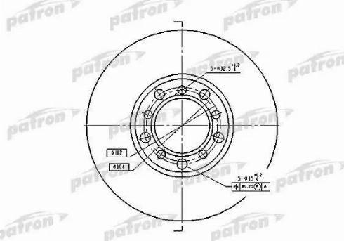 Patron PBD1573 - Kočioni disk www.molydon.hr