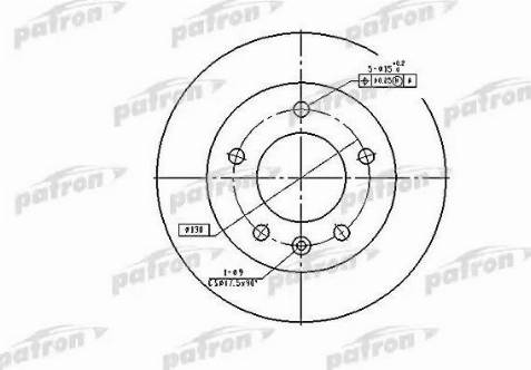 Patron PBD2790 - Kočioni disk www.molydon.hr