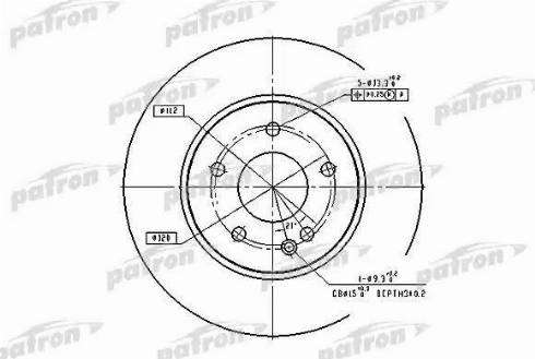 Patron PBD2779 - Kočioni disk www.molydon.hr