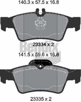 Pemebla BNXBPD1097 - Komplet Pločica, disk-kočnica www.molydon.hr