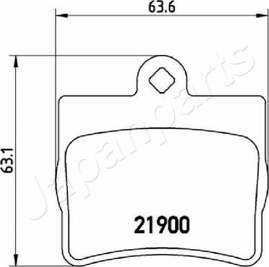 Pemebla JAPPP-0503AF - Komplet Pločica, disk-kočnica www.molydon.hr